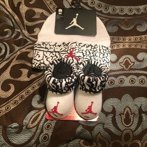Jordan hat, and booties